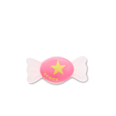 Jibbitz™ Charm Pink and White Star Candy Piece
