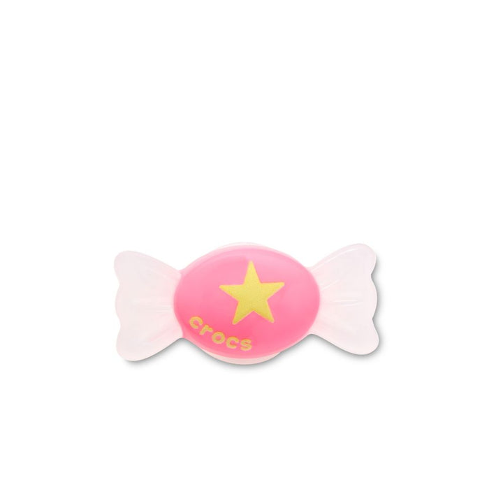 Jibbitz™ Charm Pink and White Star Candy Piece