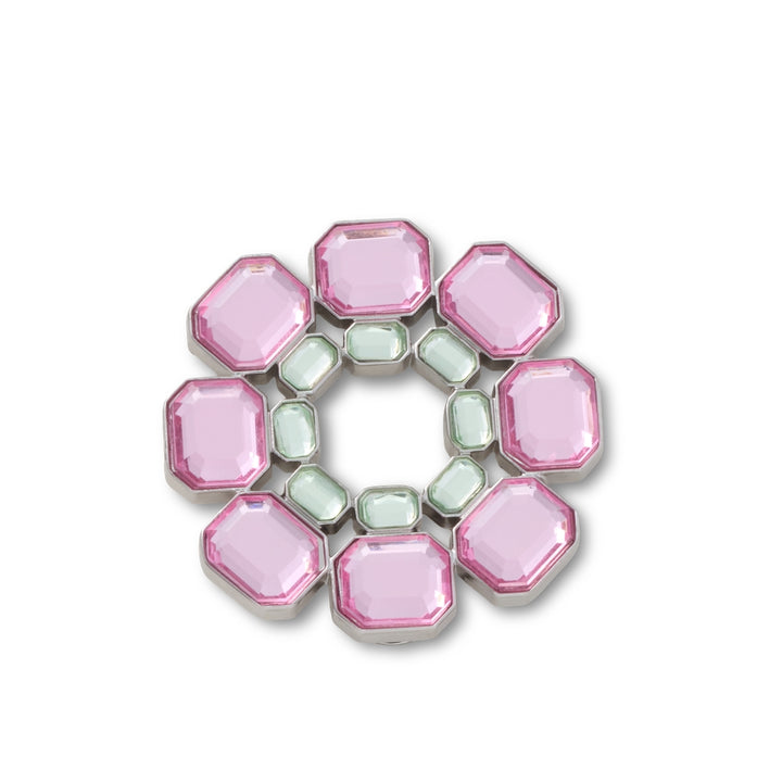 Jibbitz™ Charm Pink And Green Gem Cirlce - Crocs™ Việt Nam