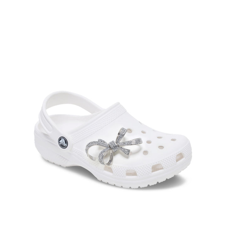 Jibbitz™ Charm Silver Gem Bow Charm - Crocs™ Việt Nam