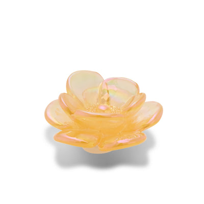 Jibbitz™ Charm Orange Iridescent Flower