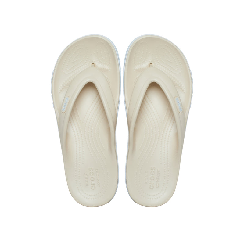 Dép Xỏ Ngón Unisex Crocs Bayaband - Winter White