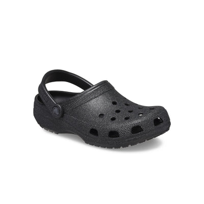 Giày Clog Unisex Crocs Glitter Classic - Black Glitter