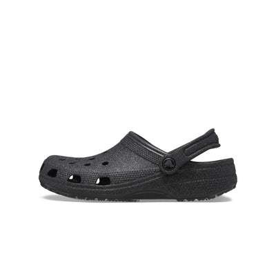 Giày Clog Unisex Crocs Glitter Classic - Black Glitter
