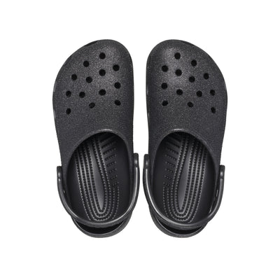Giày Clog Unisex Crocs Glitter Classic - Black Glitter