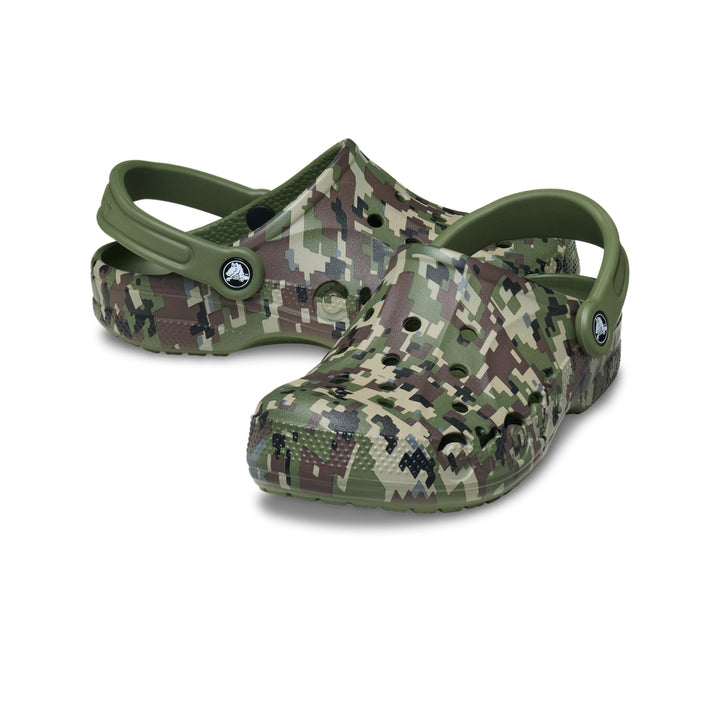 Giày Clog Unisex Crocs Baya Seasonal Printed - Army Green