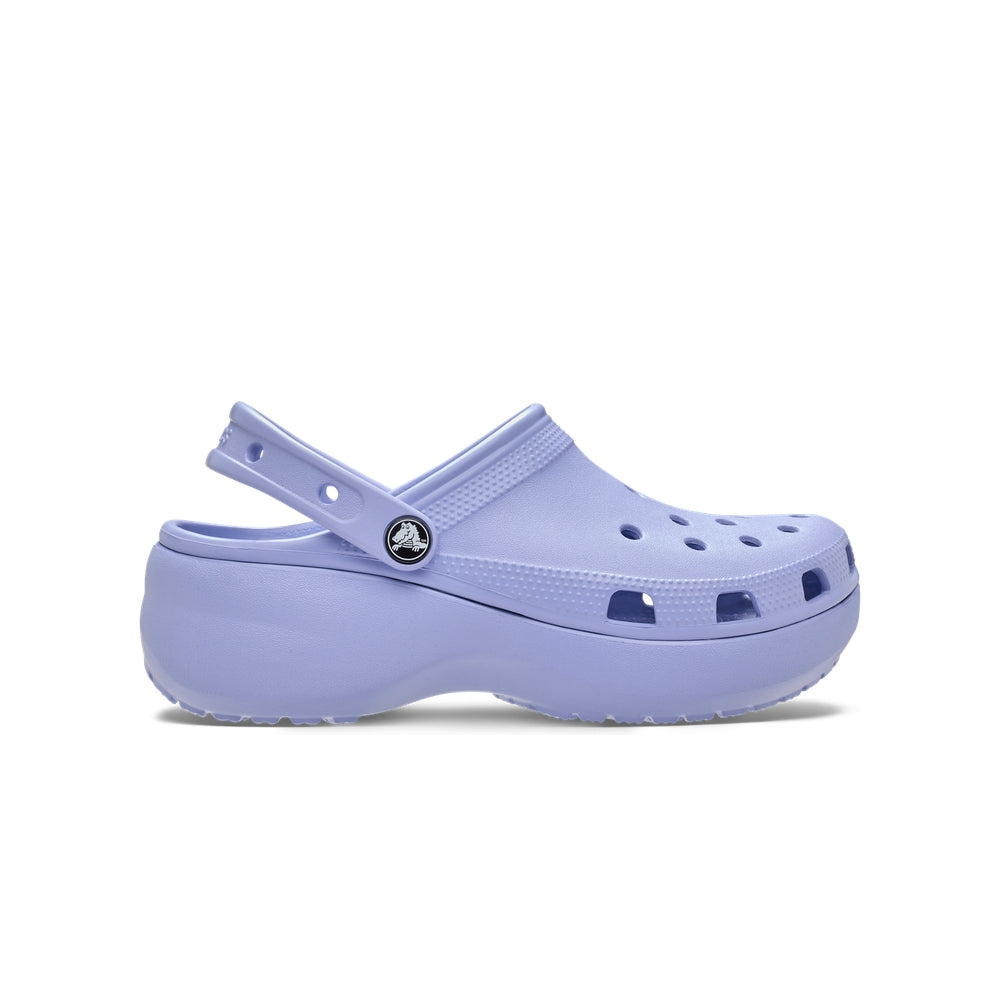 Giày Clog Nữ Crocs Classic Platform - Blue Haze