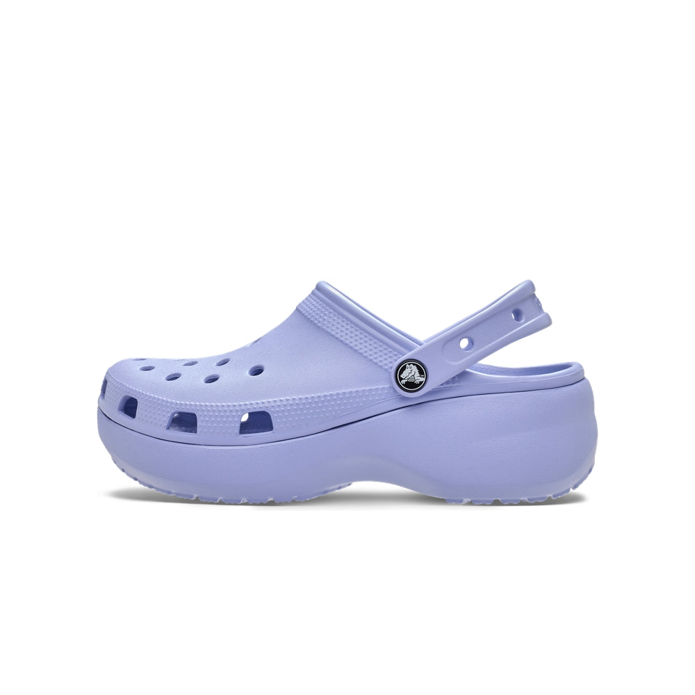 Giày Clog Nữ Crocs Classic Platform - Blue Haze
