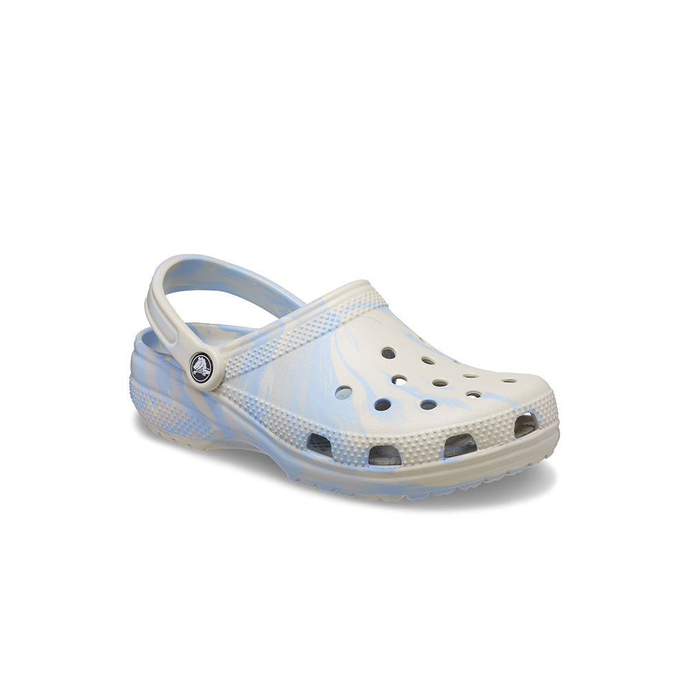 Giày Clog Unisex Crocs Classic Marbled - Blue Calcite