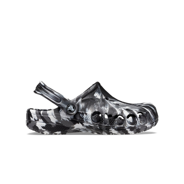 Giày Clog Unisex Crocs Baya Marbled - Black/White - Crocs™ Việt Nam