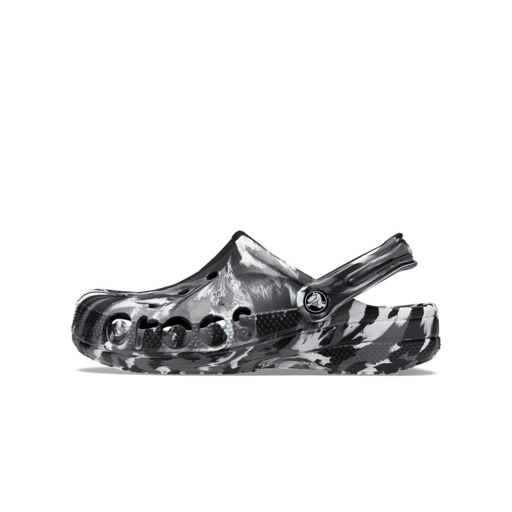 Giày Clog Unisex Crocs Baya Marbled - Black/White - Crocs™ Việt Nam