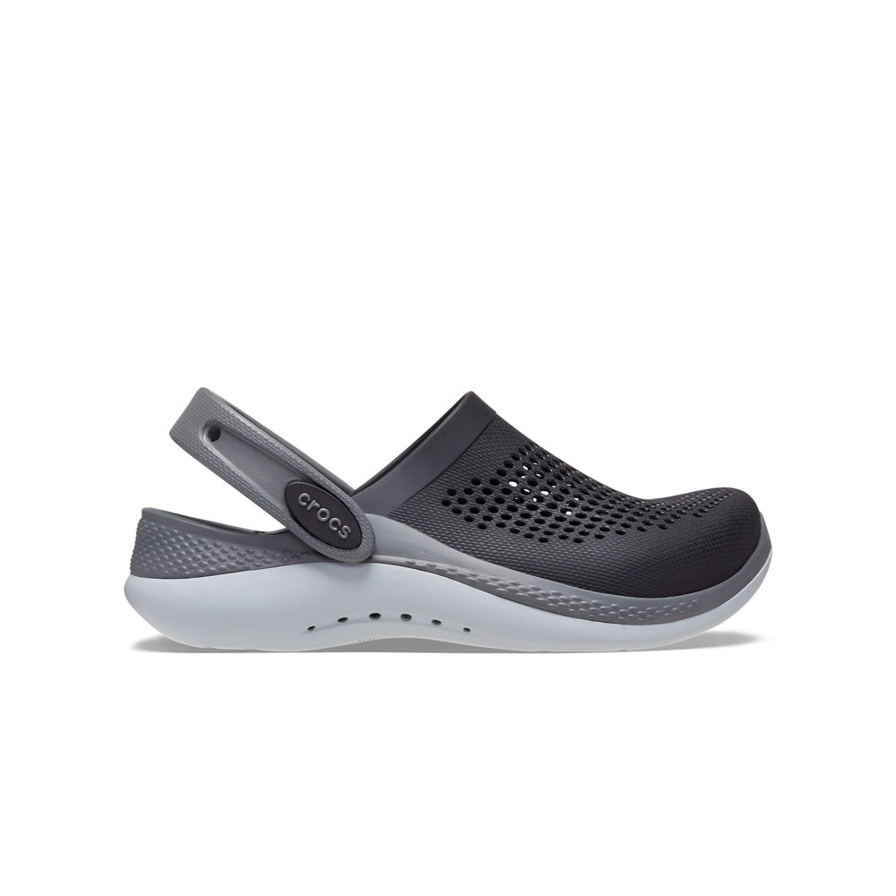 Giày Clog Trẻ Em Crocs Literide 360 - Black/Slate Grey