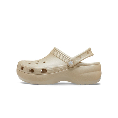 Women's Crocs Classic Platform Glitter Clog