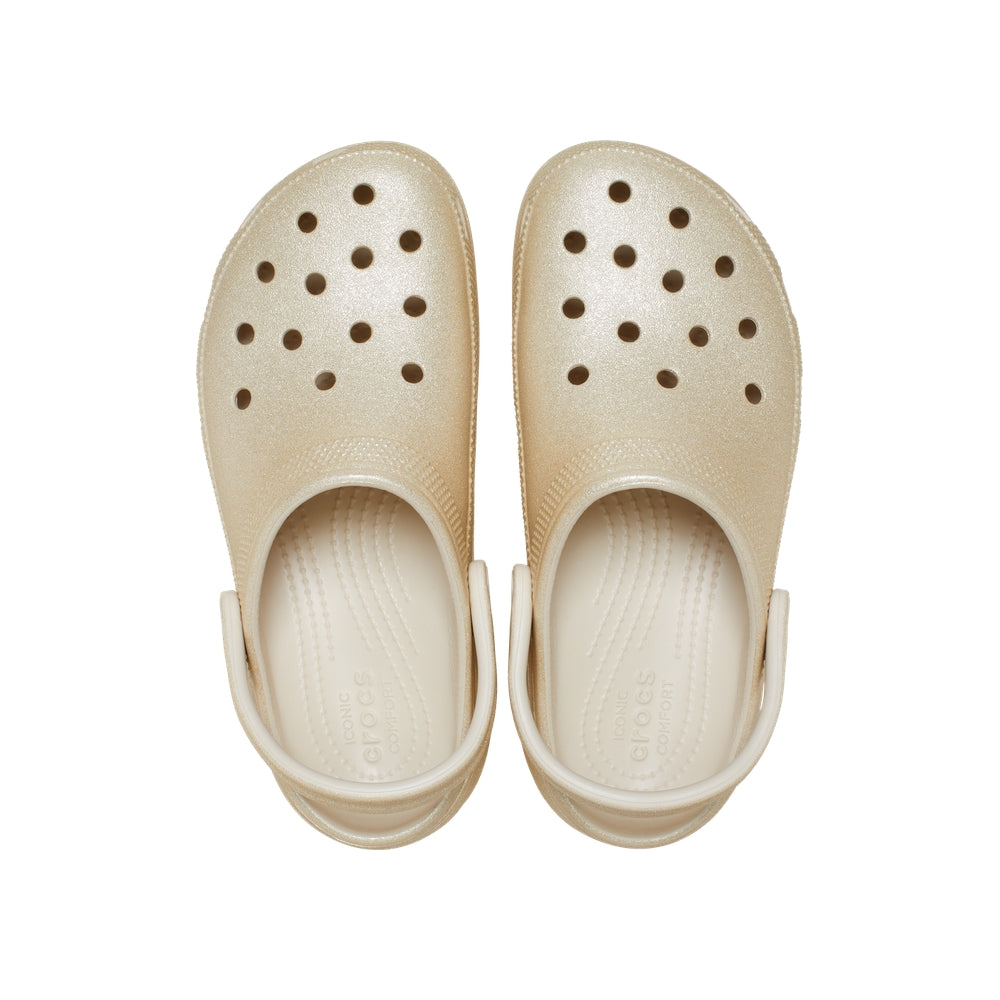 Women's Crocs Classic Platform Glitter Clog