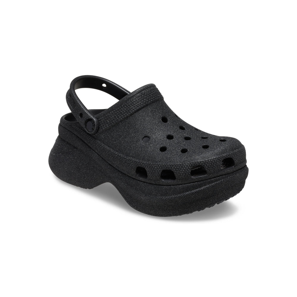 Giày Clog Nữ Crocs Bae Glitter - Black