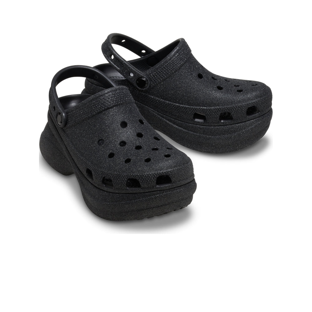 Giày Clog Nữ Crocs Bae Glitter - Black