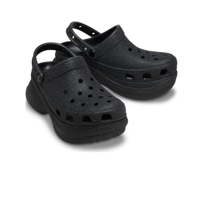 Giày Clog Nữ Crocs Bae Glitter - Black