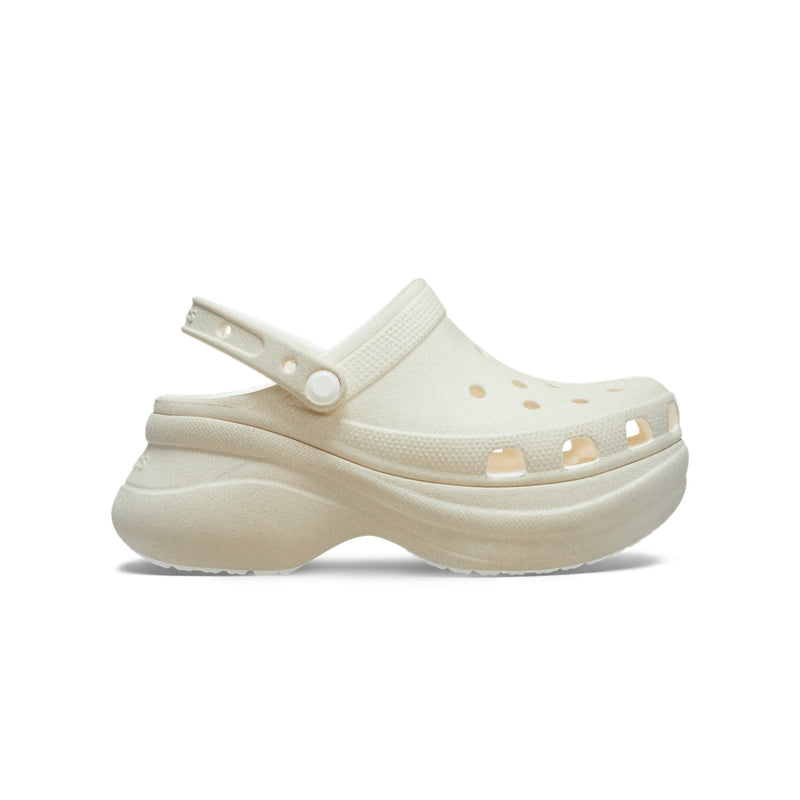 Giày Clog Nữ Crocs Bae Glitter - Chalk