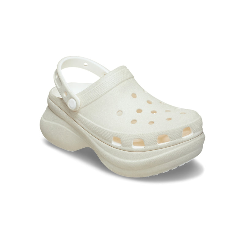 Giày Clog Nữ Crocs Bae Glitter - Chalk