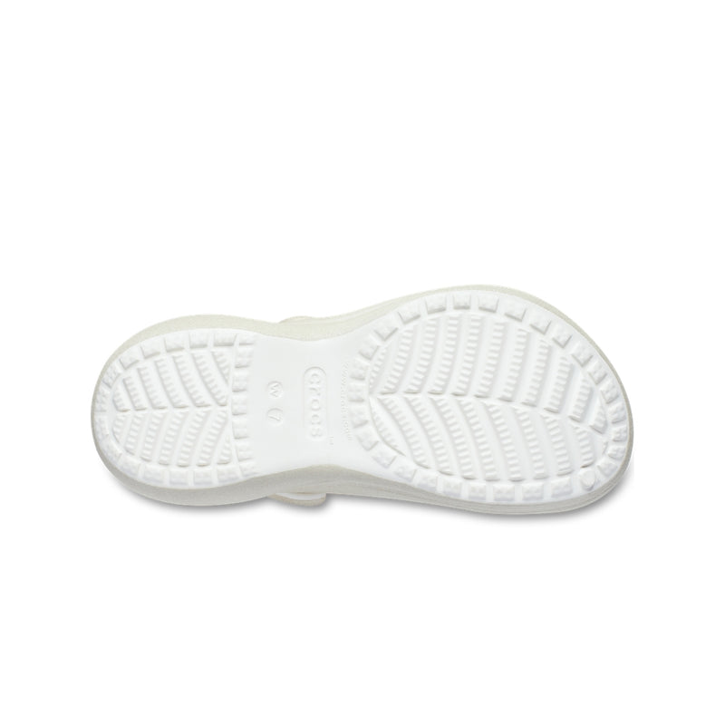Giày Clog Nữ Crocs Bae Glitter - Chalk