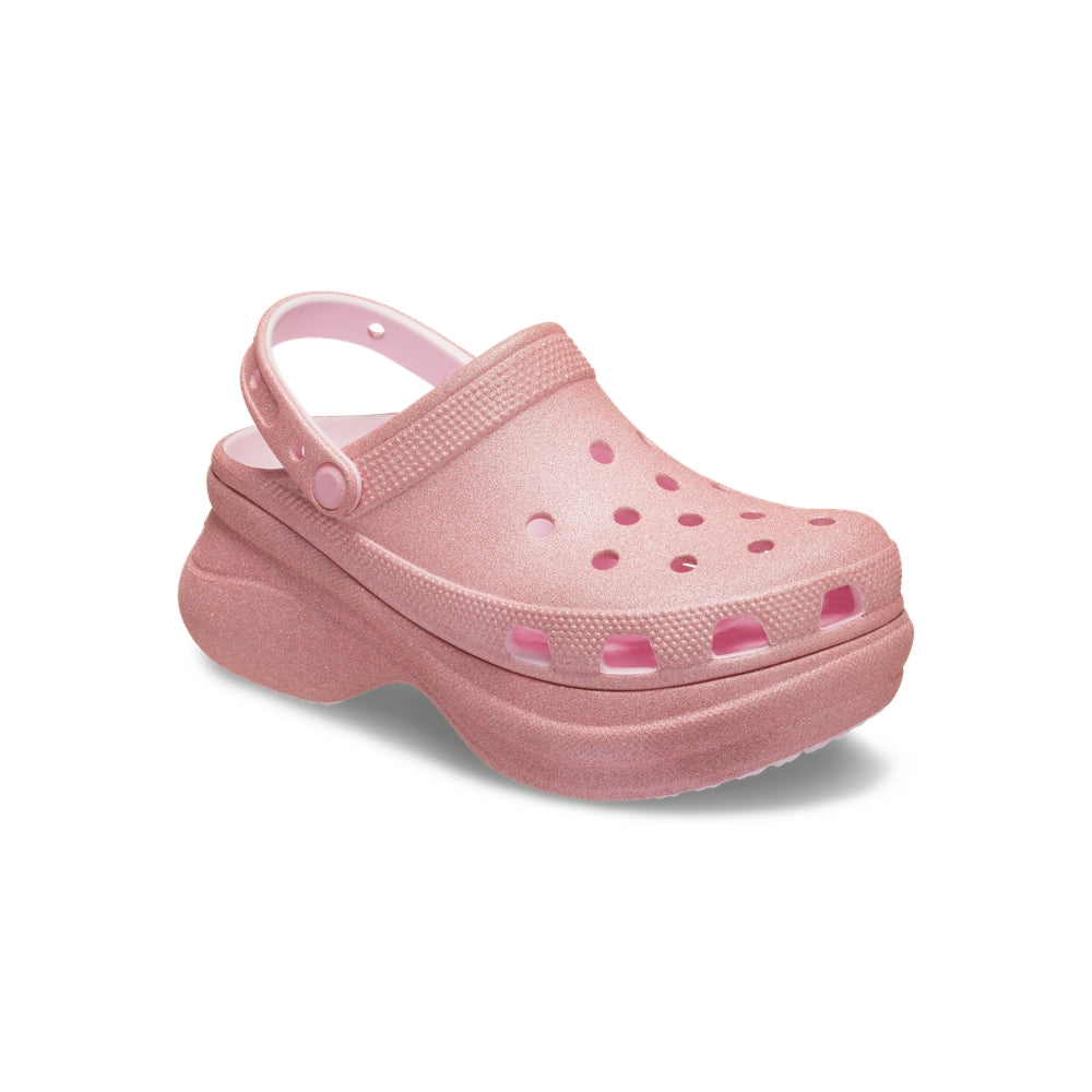 Giày Clog Nữ Crocs Bae Glitter - Pink Milk