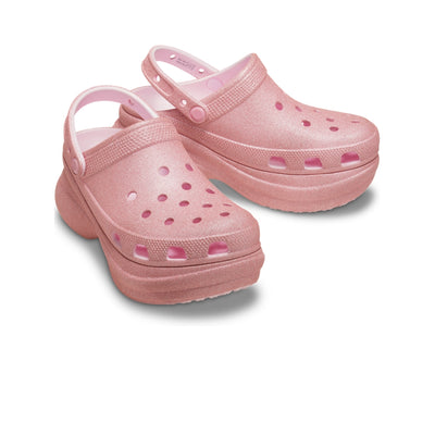 Giày Clog Nữ Crocs Bae Glitter - Pink Milk