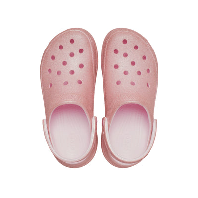 Giày Clog Nữ Crocs Bae Glitter - Pink Milk
