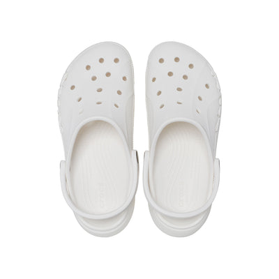 Giày Clog Nữ Crocs Baya Platform - White