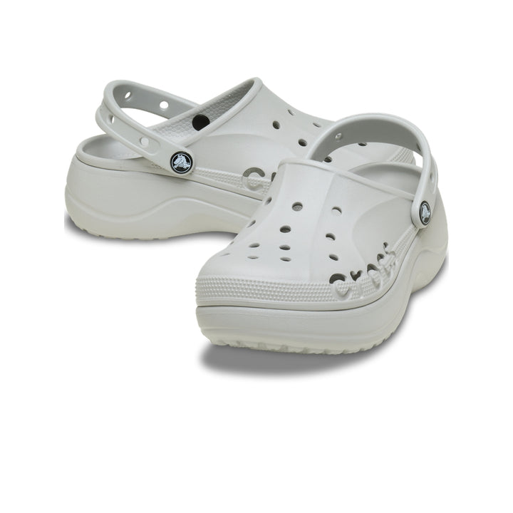 Giày Clog Nữ Crocs Baya Platform - Pearl