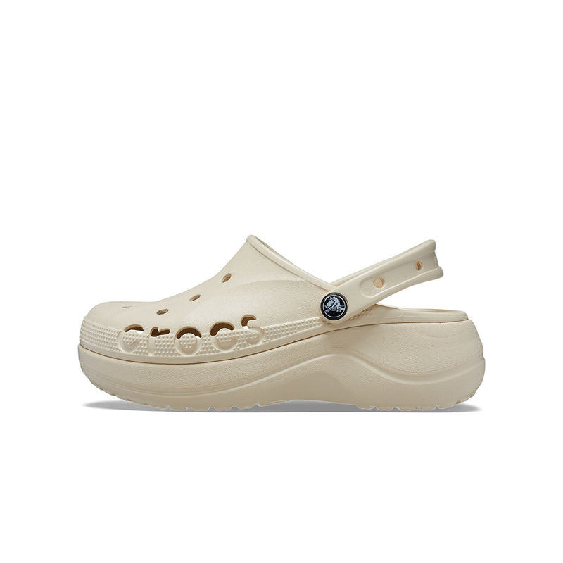 Giày Clog Nữ Crocs Baya Platform - Winter White