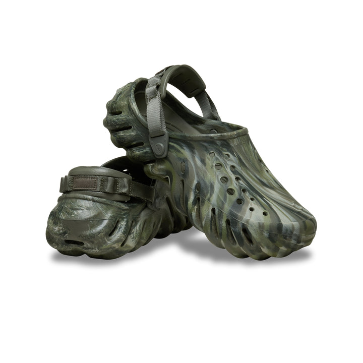 Giày Clog Unisex Crocs Echo Marbled - Dusty Olive - Crocs™ Việt Nam