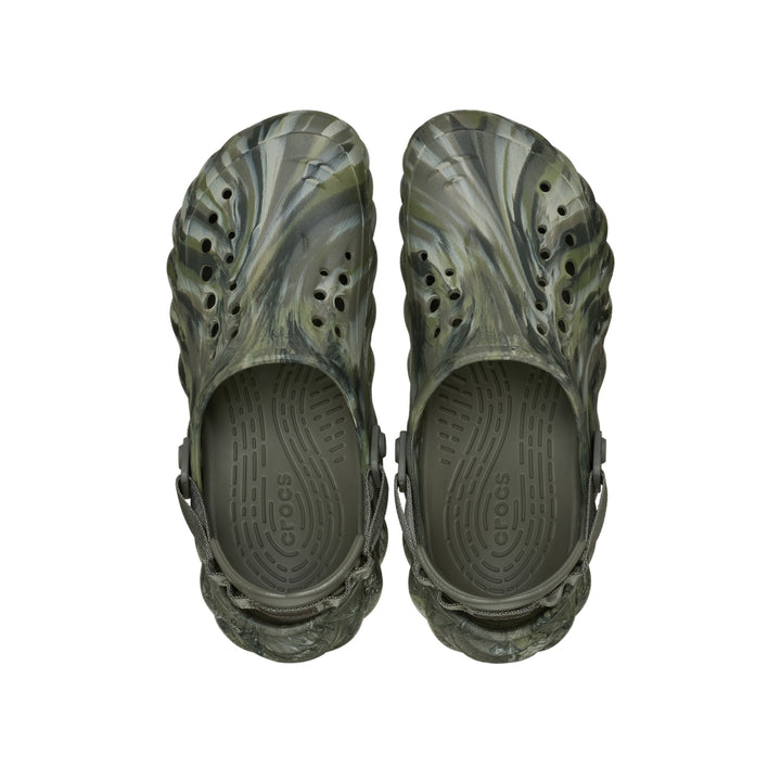Giày Clog Unisex Crocs Echo Marbled - Dusty Olive - Crocs™ Việt Nam