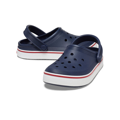 Giày Clog Trẻ Em Crocs Toddler Off Court - Navy/Pepper