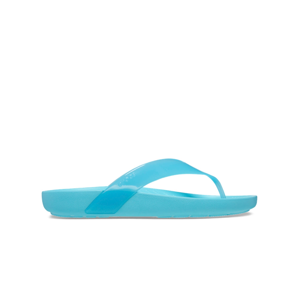 Dép Xỏ Ngón Nữ Crocs Crocs Splash Glossy Flip - Neptune