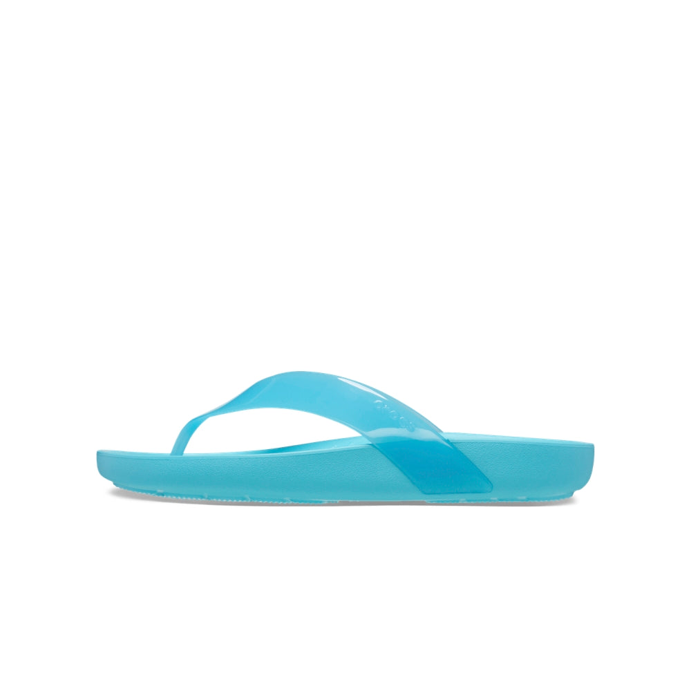 Dép Xỏ Ngón Nữ Crocs Crocs Splash Glossy Flip - Neptune