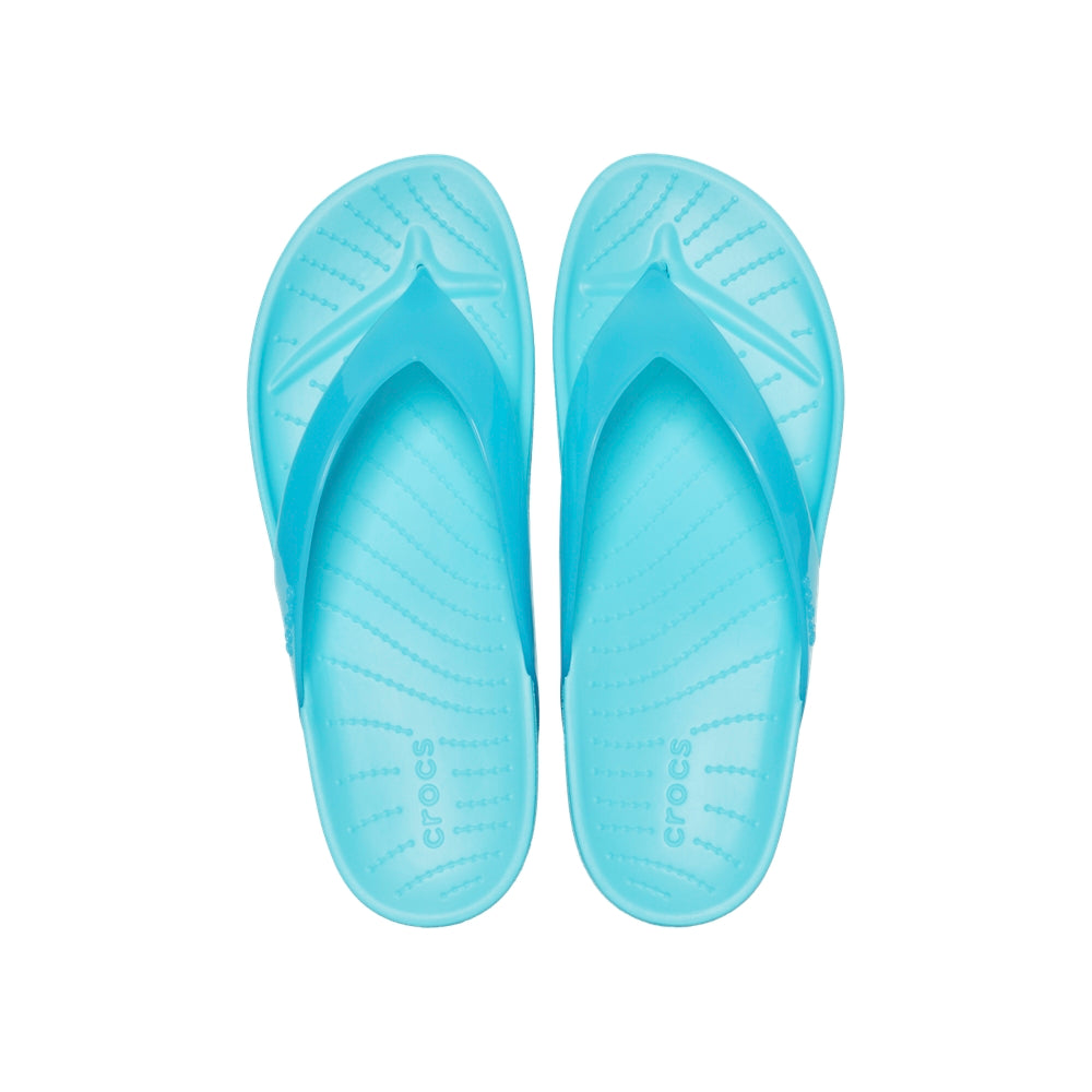 Dép Xỏ Ngón Nữ Crocs Crocs Splash Glossy Flip - Neptune