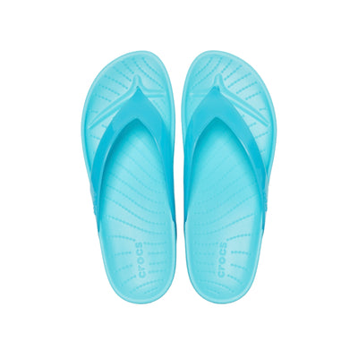 Dép Xỏ Ngón Nữ Crocs Crocs Splash Glossy Flip - Neptune