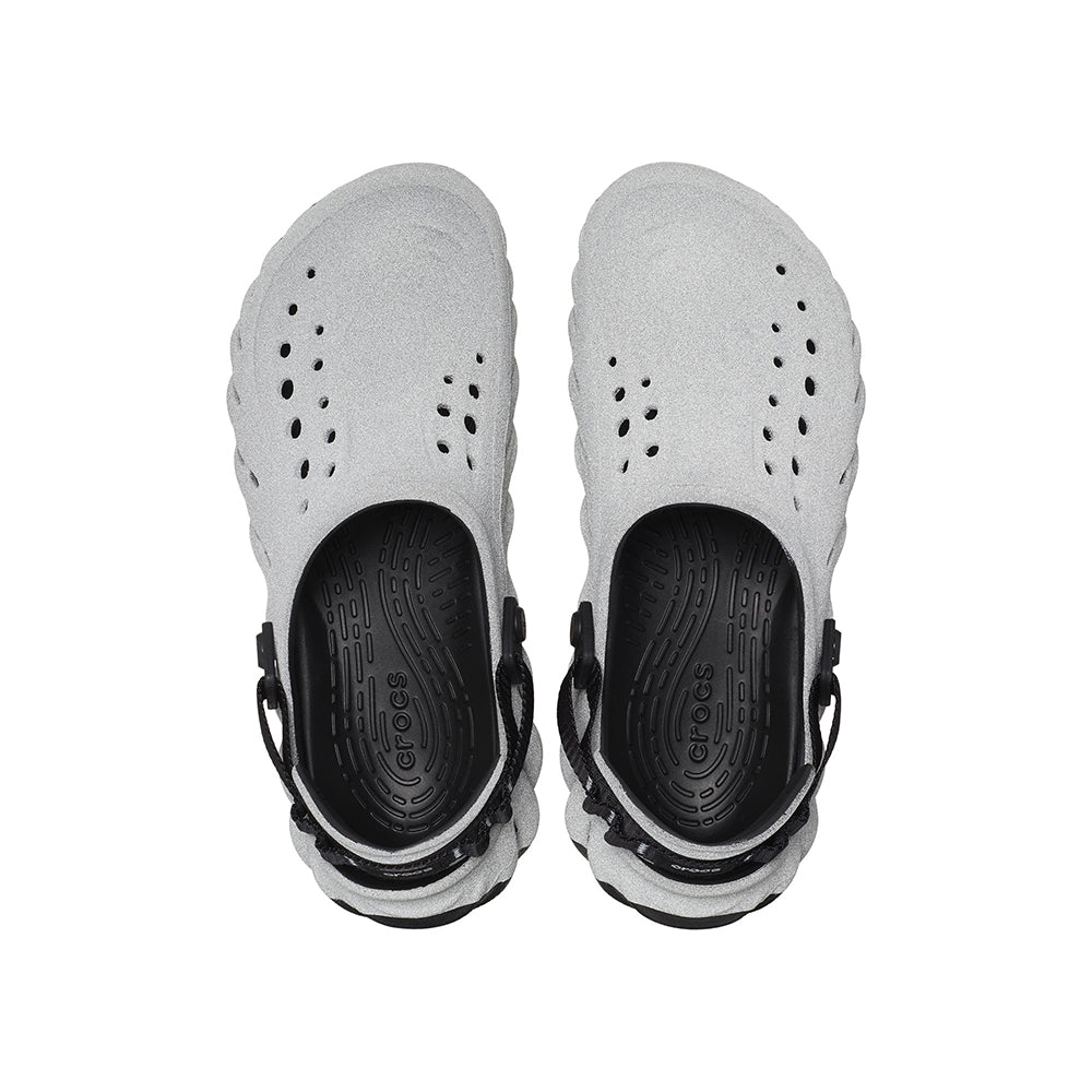 Giày Clog Unisex Crocs Echo Reflective - Black