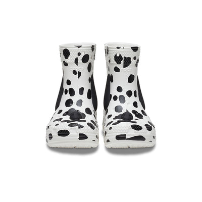 Giày Boot Trẻ Em Crocs Toddler Classic I Am Dalmatian - White