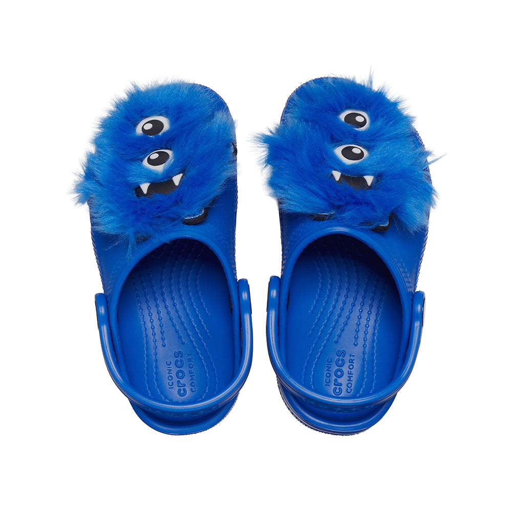 Giày Clog Trẻ Em Crocs Toddler Classic I Am Monster - Blue Bolt