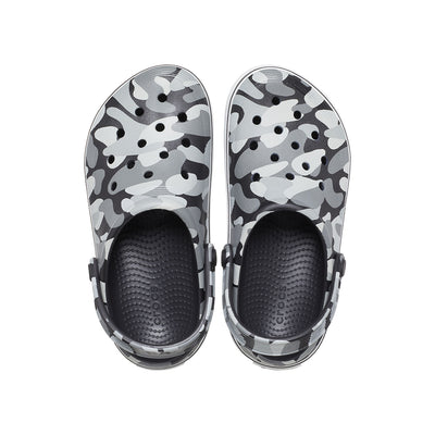 Giày Clog Trẻ Em Crocs Toddler Off Court Camo Redux - Black