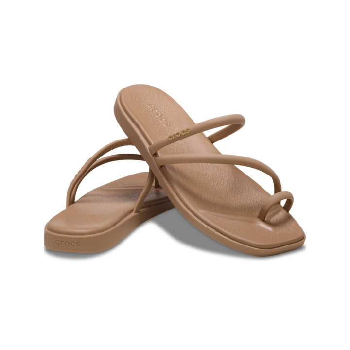 Dép Xăng Đan Nữ Crocs Miami Toe Loop - Milk Chocolate - Crocs™ Việt Nam