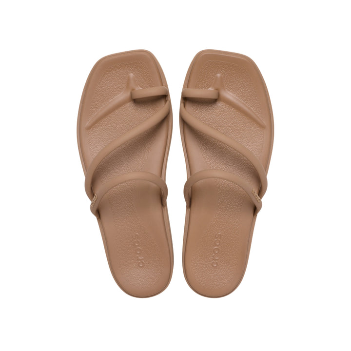 Dép Xăng Đan Nữ Crocs Miami Toe Loop - Milk Chocolate - Crocs™ Việt Nam