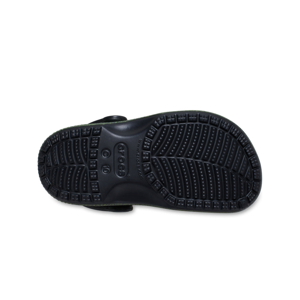 Giày Clog Trẻ Em Crocs Toddler Classic Iam Scary Dino - Black