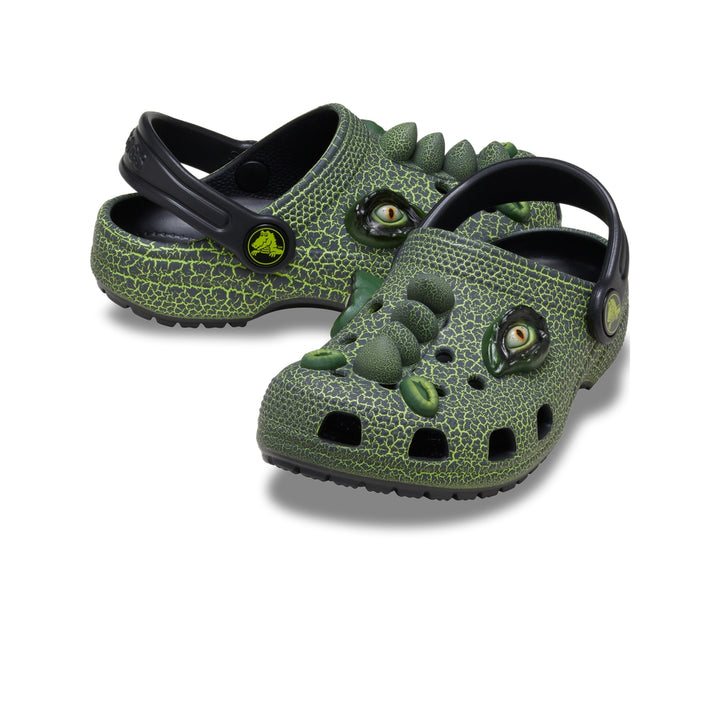 Giày Clog Trẻ Em Crocs Toddler Classic Iam Scary Dino - Black - Crocs™ Việt Nam
