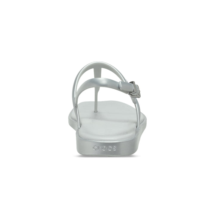 Dép Xỏ Ngón Nữ Crocs Miami Metallic Thong - Silver - Crocs™ Việt Nam