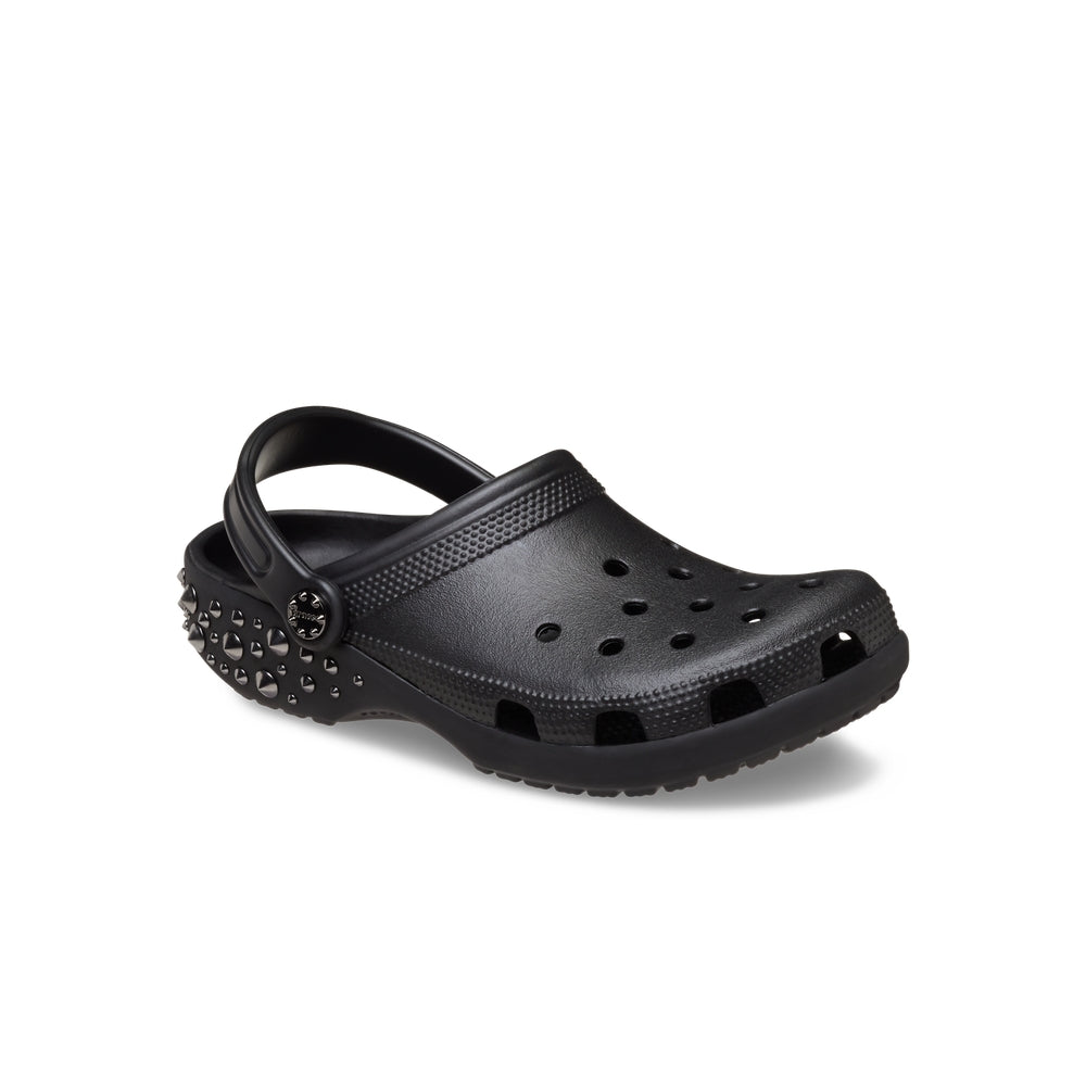 Giày Clog Unisex Crocs Classic Studded - Black