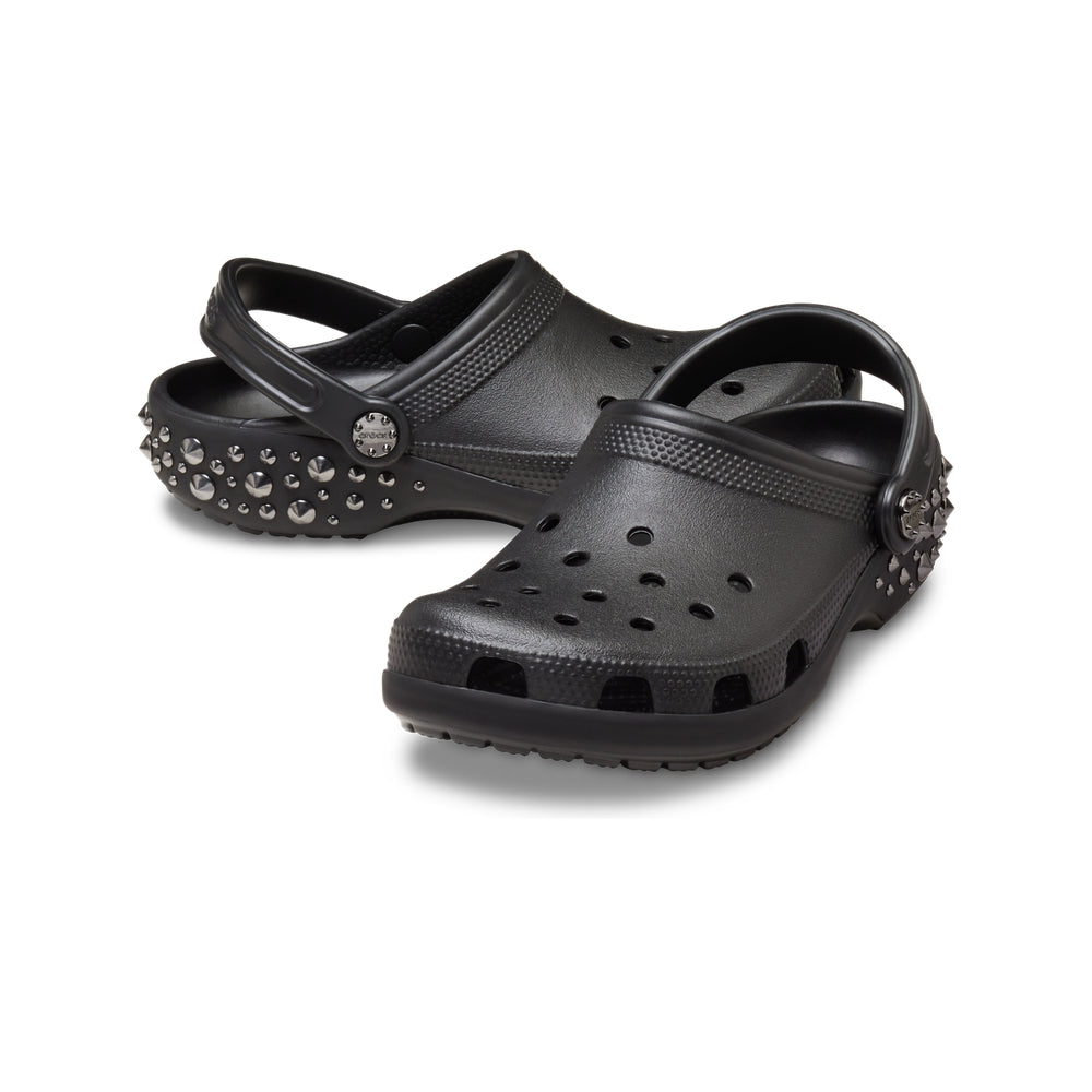 Giày Clog Unisex Crocs Classic Studded - Black