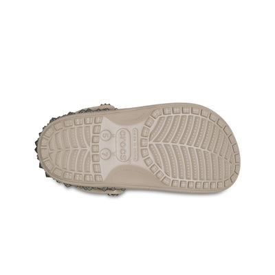 Giày Clog Unisex Crocs Classic Studded - Taupe
