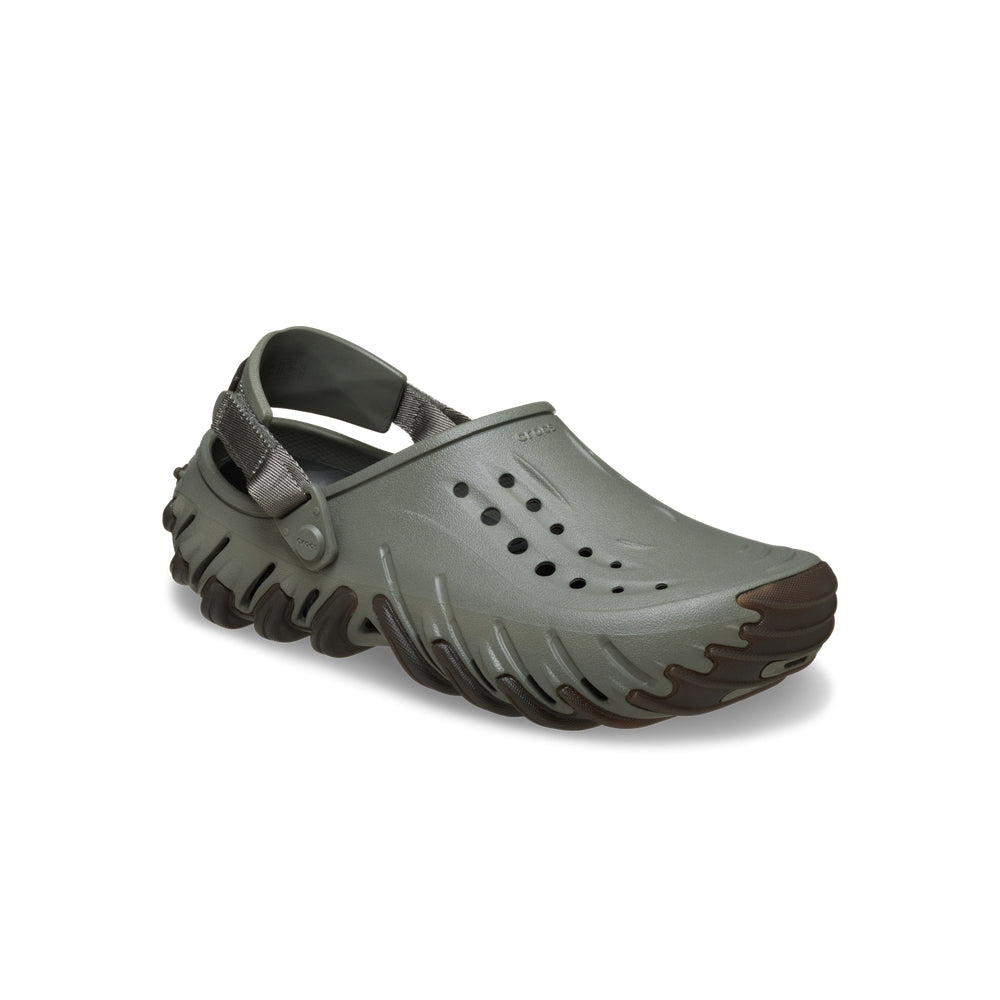 Giày Clog Unisex Crocs Echo Gum Ro - Galactic Grey